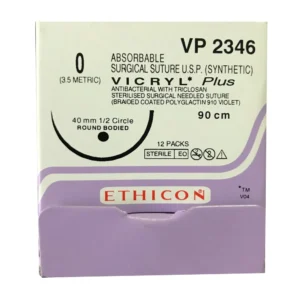 Ethicon Vicryl #0 Absorbable Violet Braided Suture